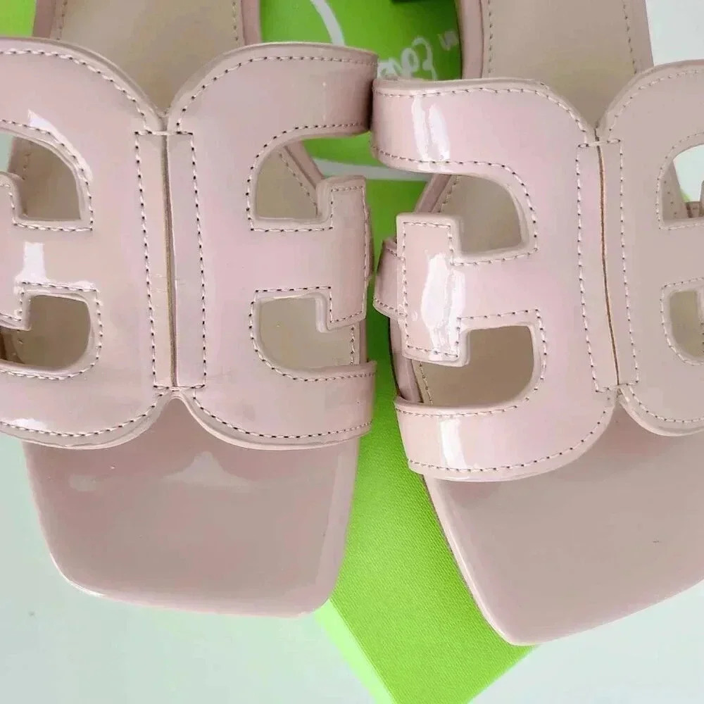 Sam Edelman winslow pink patent sandal mule 7.5 - Picture 5 of 12